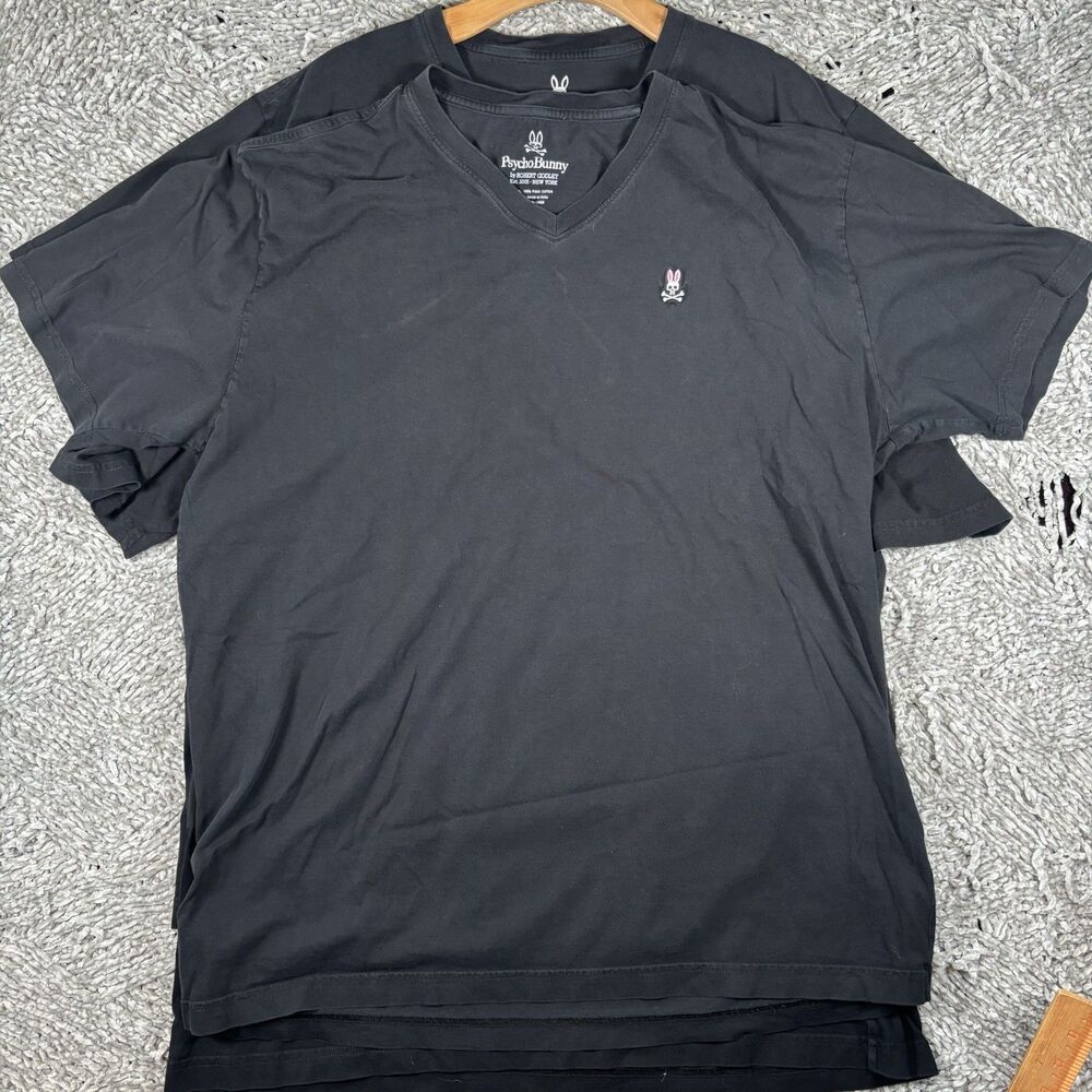 Psycho Bunny T-Shirt Bundle of Six Men's Size 8 (2XL) Short Sleeve Pima Cotton - Picture 8 of 16